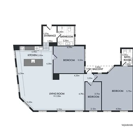 Sanders Regent - Popular Three-bedroom Near Square 公寓 哥本哈根